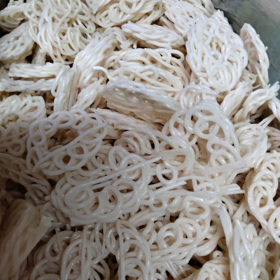 KERUPUK MAWAR/KAMPUNG PUTIH SMALL SIZE RAW/MENTAH 1 x 500gr (SG)