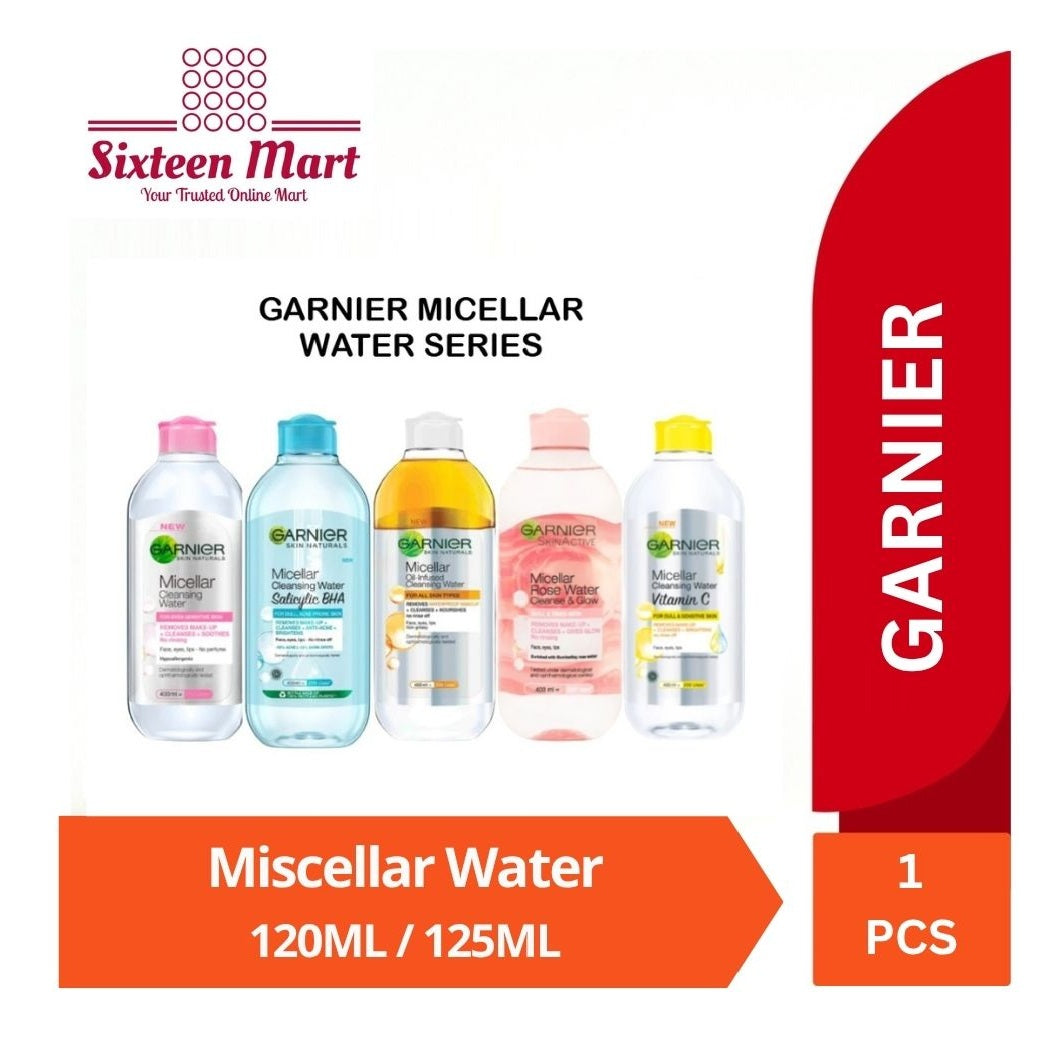 GARNIER Micellar Water 120ml Skincare Cleansing (SG)