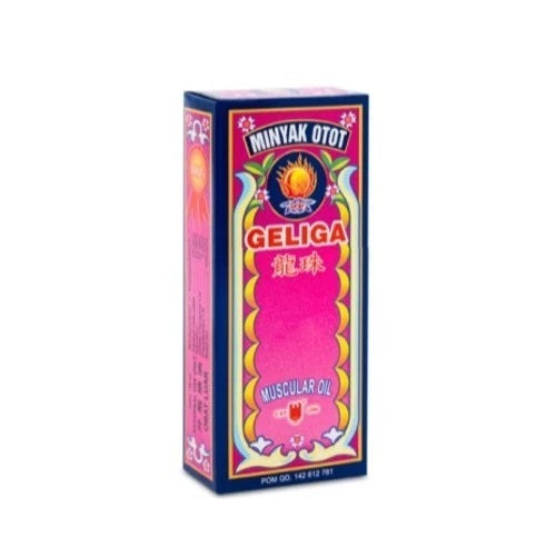 Minyak otot GELIGA / geliga cair / minyak urut geliga 30ml 60ml (SG)