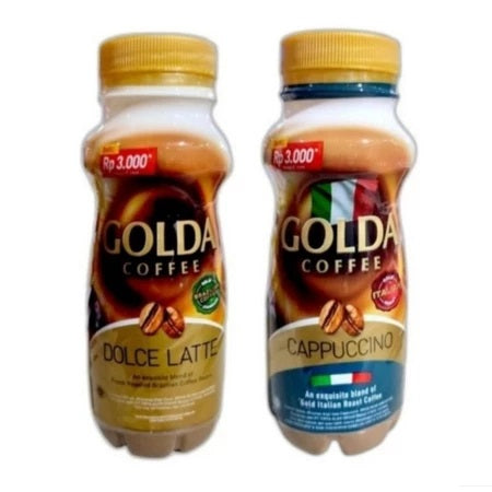 GOLDA COFFEE Dolce Latte / Cappuccino Premium Roasted Ready To Drink 200ml (SG)