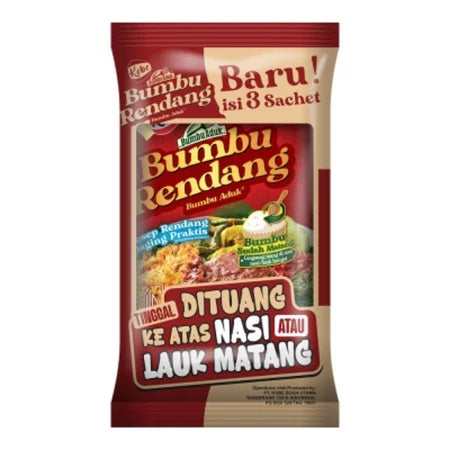 KOBE Bumbu Instan tinggal Aduk isi 3 sachet Rendang Nasi Kuning Nasi Uduk (SG)