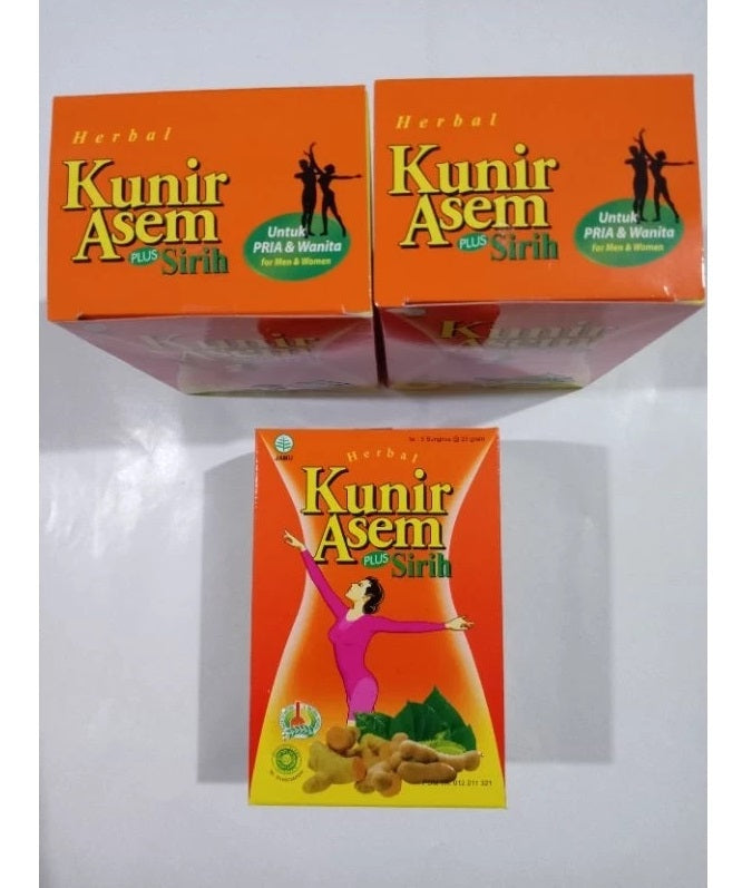 KUNIR ASEM PLUS SIRIH 1 BOX ISI 5 - MENGURANGI LEMAK (SG)