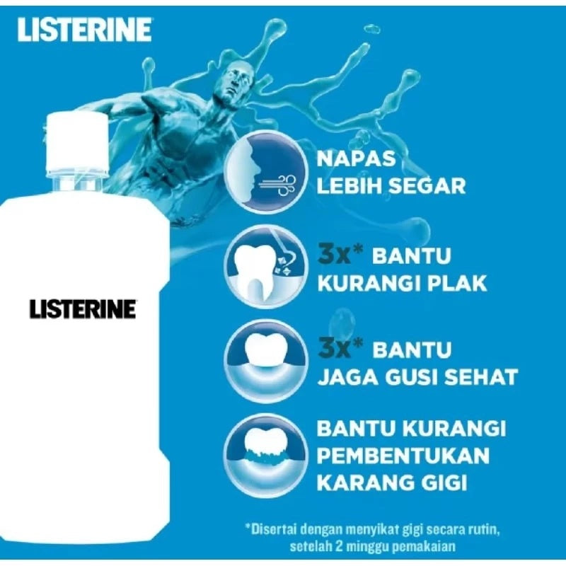 LISTERINE Antiseptic Mouthwash 100ML / 250ML / 500ML / 1 Liter (SG)