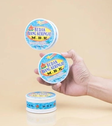 MBK Tin Putih | Silver | Biru Kemasan 60 gr Bedak Menghilangkan Bau Keringat (SG)