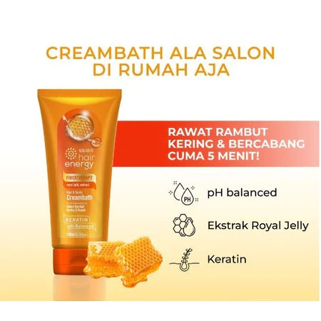 MAKARIZO Hair Energy Fibertherapy Hair & Scalp Creambath Complete All Varian (SG)