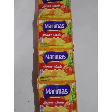 Minuman MARIMAS Drink Nanas Madu per pack renceng isi 10pcs sachet (SG)