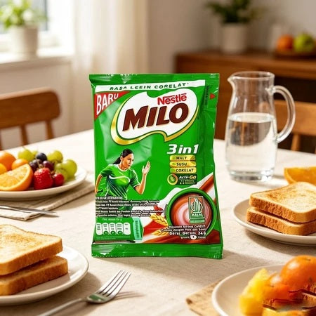 Nestle MILO 3in1 per pack renteng 10 pcs sachet (SG)