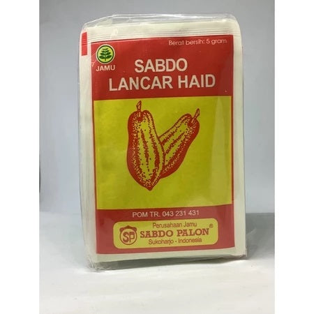 Jamu Lancar Haid SABDO For Delayed Menstruation 10 PCS X 5GR (SG)