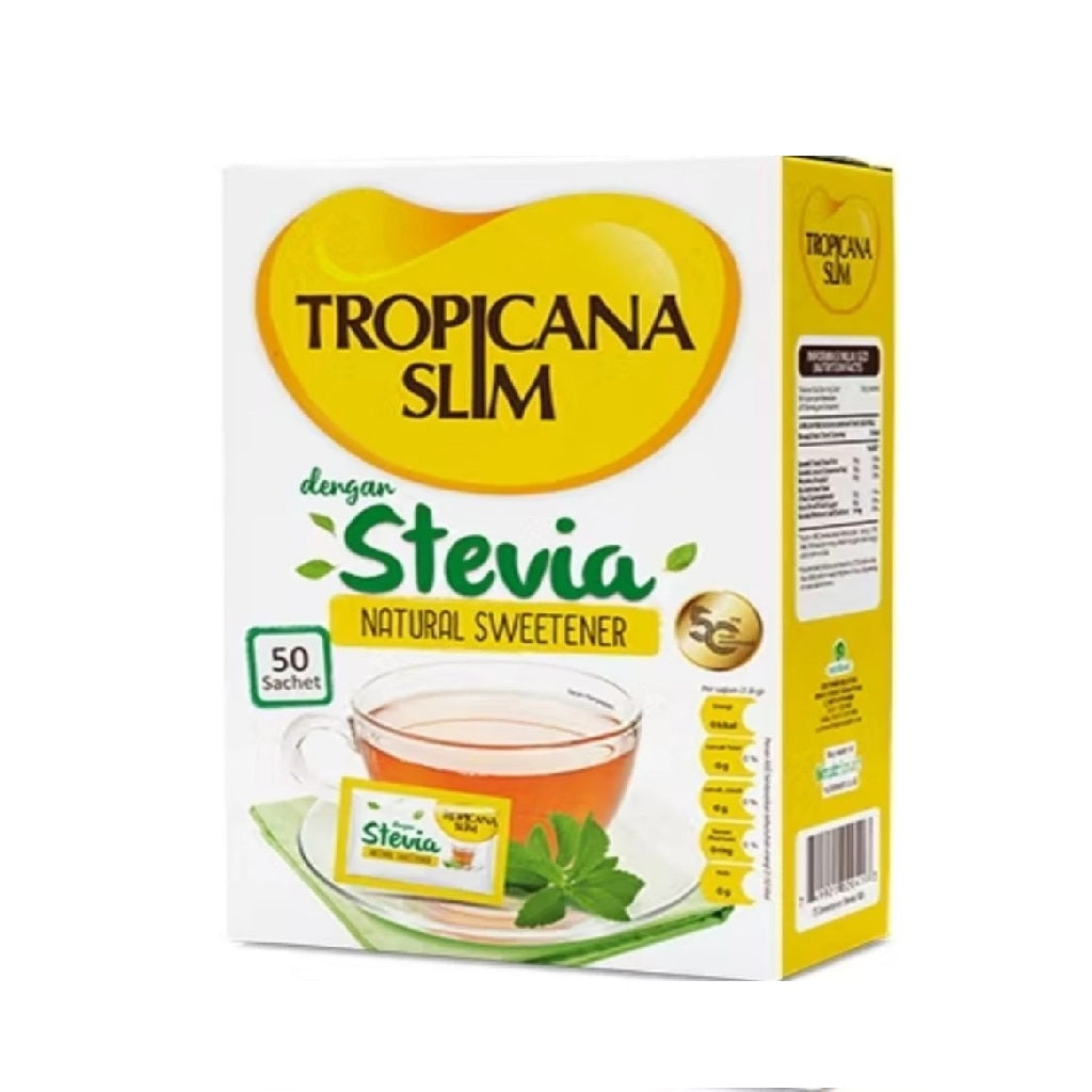 TROPICANA SLIM Sweetener Classic Diabtx Stevia Gula Pemanis 50 sachet | 100 sachet (SG)