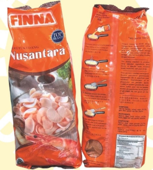 Finna Nusantara Shrimp Cracker (Kerupuk Udang) 380gram (SG)