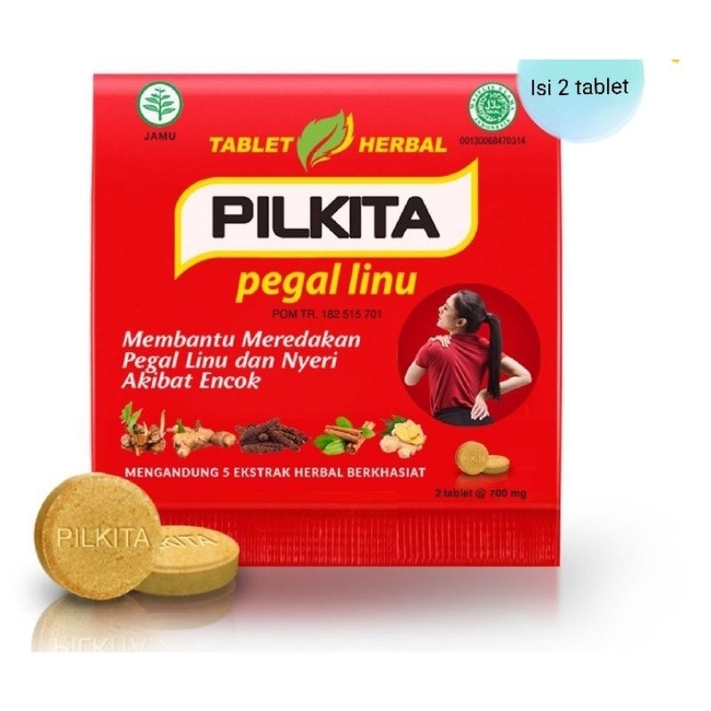 PILKITA 10 TABLET - Herbal Pegal Linu Nyeri Otot (SG)