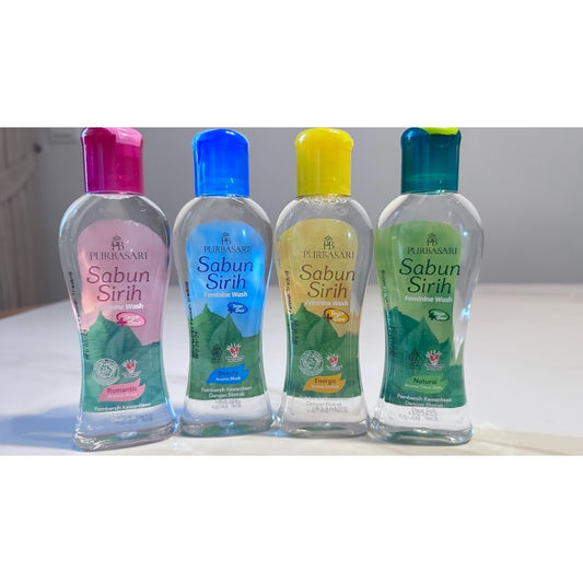PURBASARI Sabun Sirih Feminine Wash / Pembersih Kewanitaan Dengan Ekstrak Daun Sirih 125ML (SG)