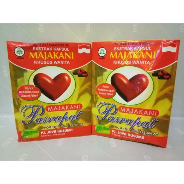 Jamu MAJAKANI PASRAPAT Ekstrak Kapsul Majakani For Women 1 Box Contain 60 capsules (SG)