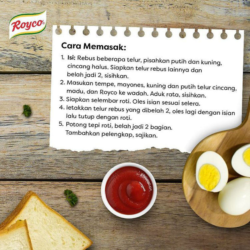 Royco Bumbu Kaldu Sapi / Ayam | Royco Seasoning | Indonesian Seasoning | Beef Seasoning | Chicken Seasoning Sachet 1 x 220gr (SG)