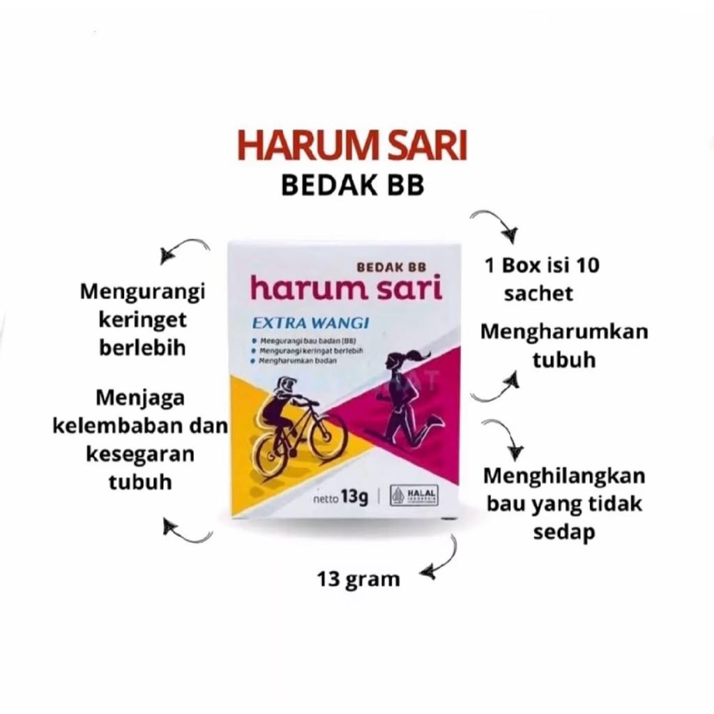 Harum Sari Powder 10 x 13gram per box (SG)