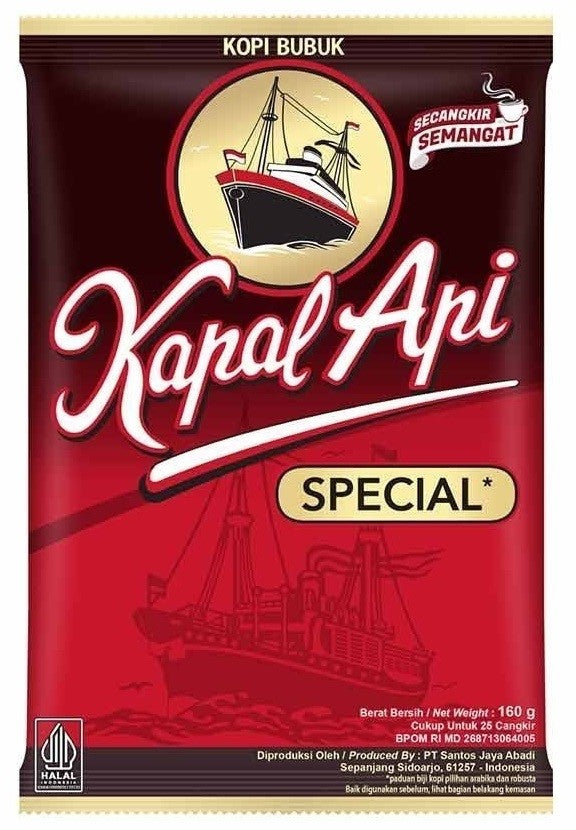 KAPAL API, Kopi Murni - Bubuk - Ground Coffee 1 PACK (SG)