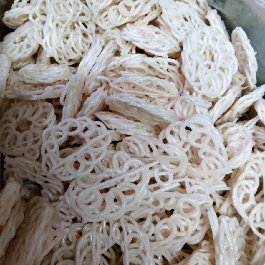 KERUPUK MAWAR/KAMPUNG PUTIH SMALL SIZE RAW/MENTAH 1 x 500gr (SG)