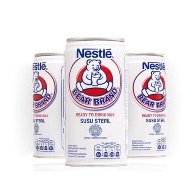NESTLE BEAR BRAND CTN 30 CAN X 189ML - Ready To Drink Milk - Susu Steril (SG)