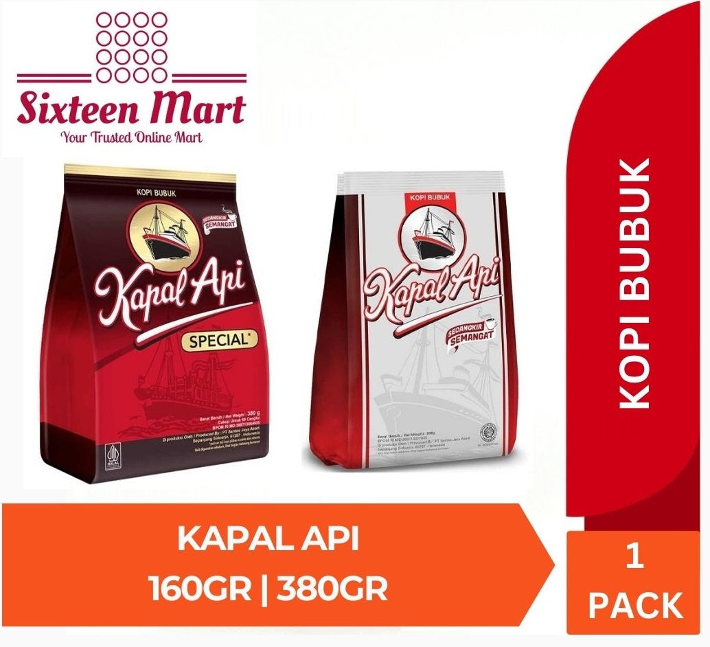 KAPAL API, Kopi Murni - Bubuk - Ground Coffee 1 PACK (SG)