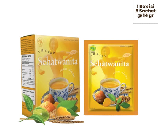 SIDOMUNCUL, Jamu Instan Sehat Wanita, 5 sachet x 14 g per box - Daya Tahan & Peredaran Darah Lancar (SG)