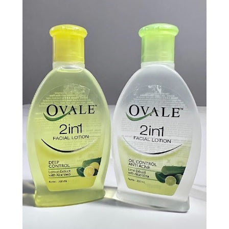 OVALE 2in1 Facial Lotion Lemon Extract With Aloe Vera 200ML (SG)