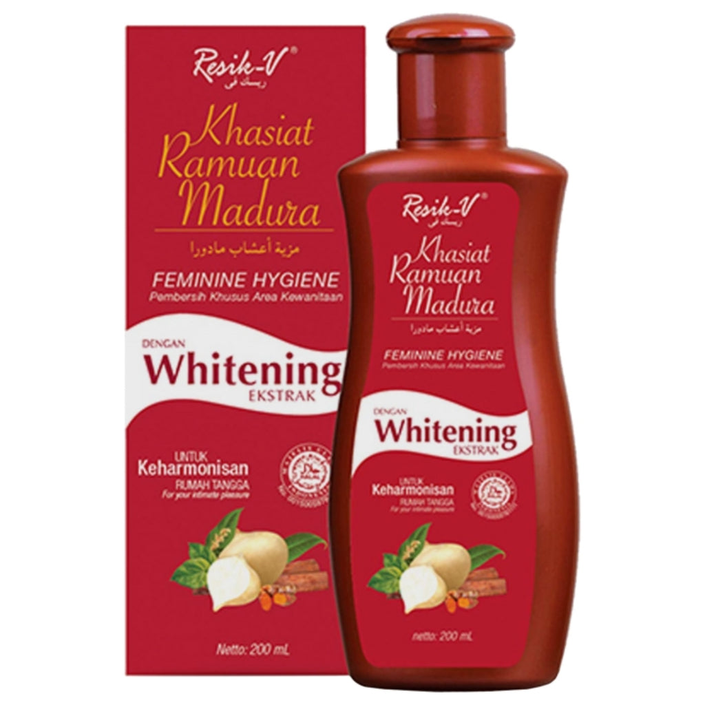 Resik V Khasiat Manjakani Efficacy Feminine Area Cleaner (FEMININE HYGIENE/WHITENING/RAMUAN MADURA) 90ML / 200ML (SG)