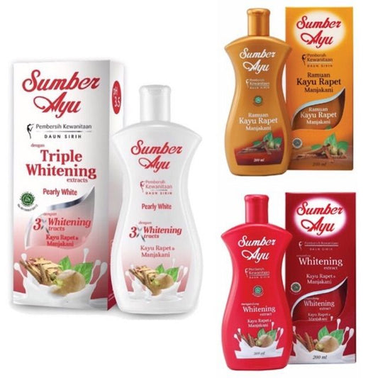 SUMBER AYU (Manjakani Keset | Whitening Clear White | Triple Whitening Pearly White) 50ML / 90ML / 200ML (SG)