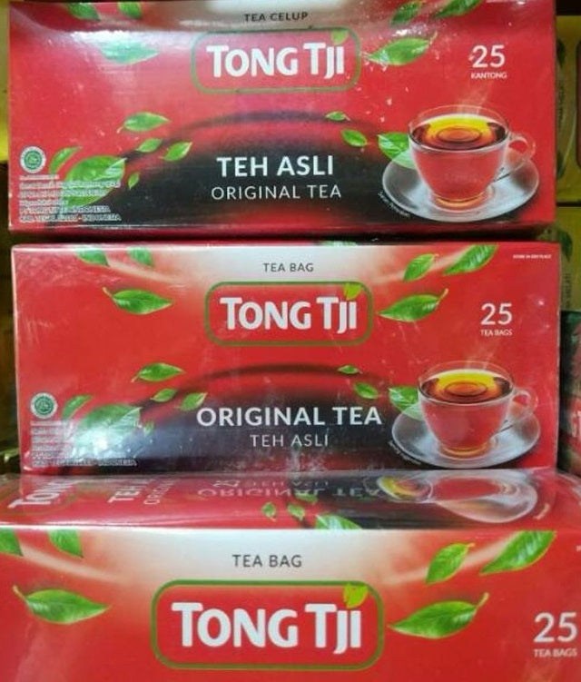 TONG TJI ORIGINAL Tea Bag Teh Celup 1 box with 25 sachets x 2 gram (SG)