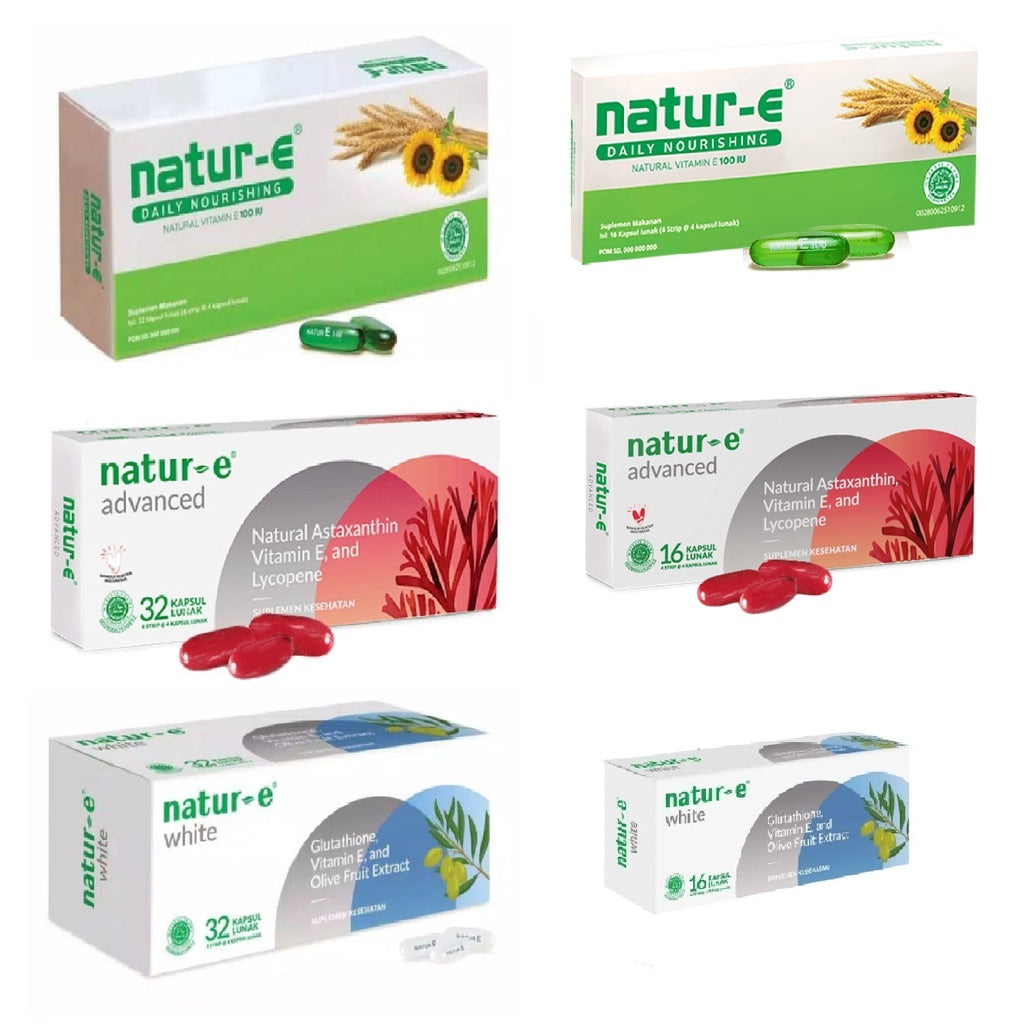 NATUR E Daily Nourishing Skin Vitamin Box 16 soft capsules / 32 soft capsules (SG)