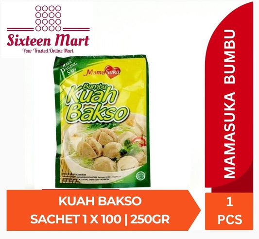 MamaSuka Bumbu Kuah Bakso / MamaSuka Seasoning | Indonesian Seasoning | Sachet 1 x 100gr or 250gr (SG)