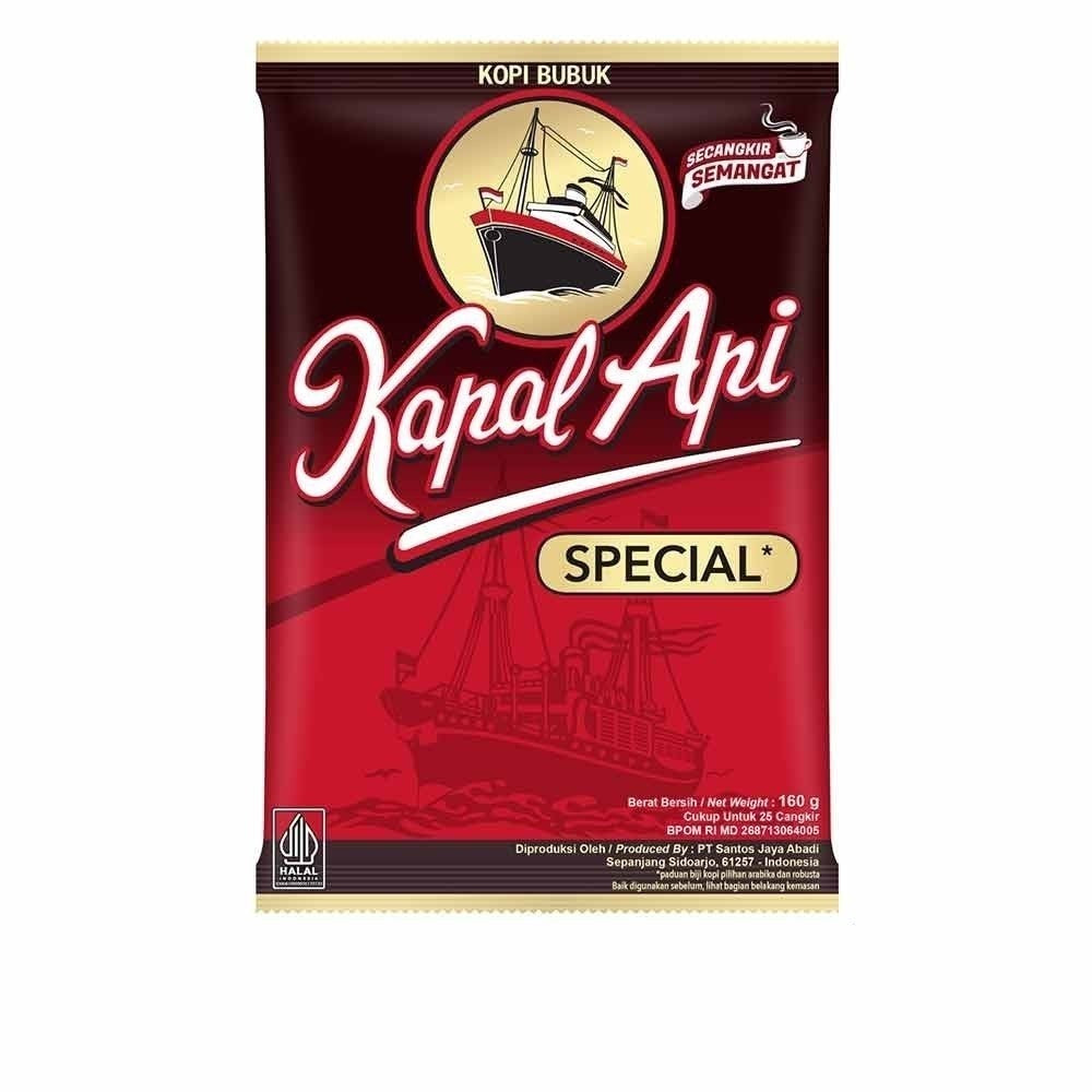 KAPAL API, Kopi Murni - Bubuk - Ground Coffee 1 PACK (SG)