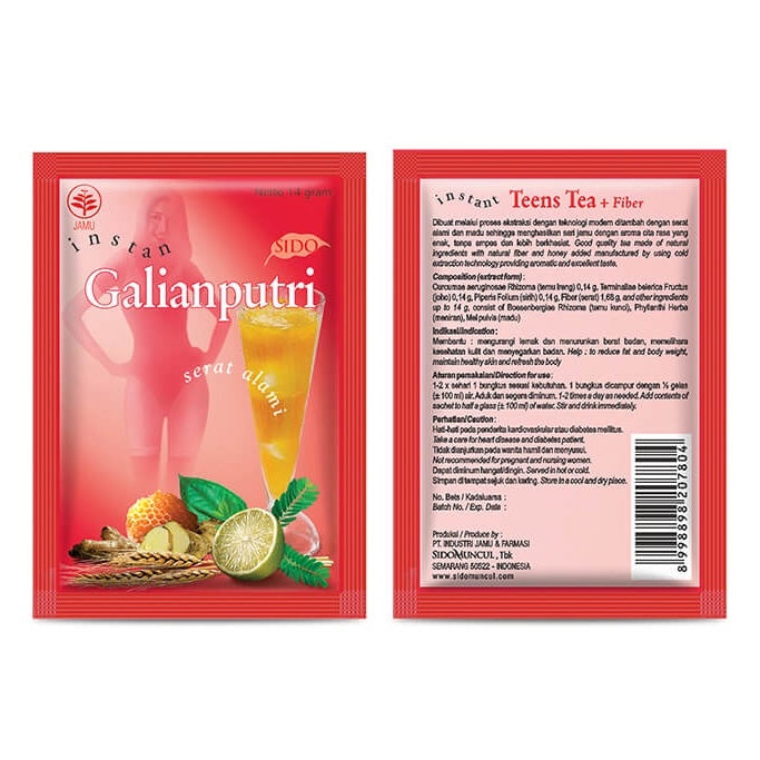 SIDOMUNCUL Galian Putri, 5 sachet x 14 g per box (SG)
