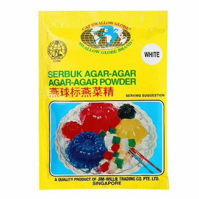 SWALLOW GLOBE Agar-Agar POWDER 1 Sachet x 7 gram (SG)