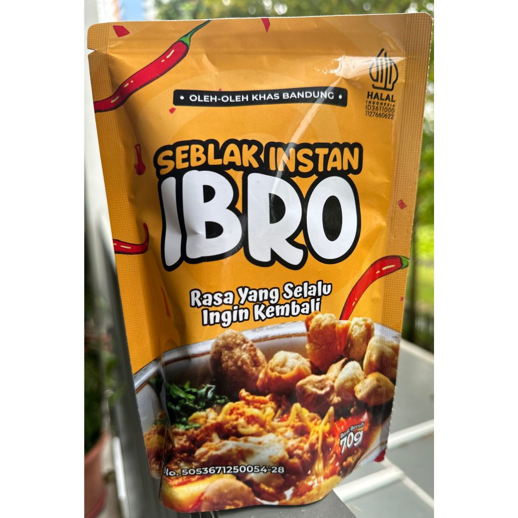 Seblak Kuah Instan Ibro 1 Pack 70gram  (SG)
