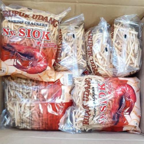 Kerupuk Ny Siok STICK/OVAL Shrimp Cracker 500 Grams Krupuk Keropok Udang (SG)
