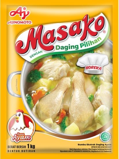 Masako® Bumbu Kaldu Ayam/Sapi Penyedap Rasa Sachet 1 x 250gr (SG)