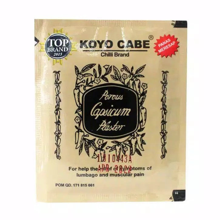 KOYO CABE BOX contain 20 pack X 10 lembar - Koyocabe Pereda Nyeri (SG)