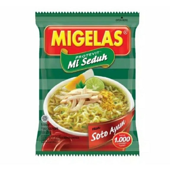 MIE MI GELAS 30g (1 Light Contents 10pcs) So Yummy migelas (SG)
