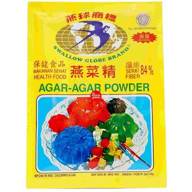 SWALLOW GLOBE Agar-Agar POWDER 1 Sachet x 7 gram (SG)
