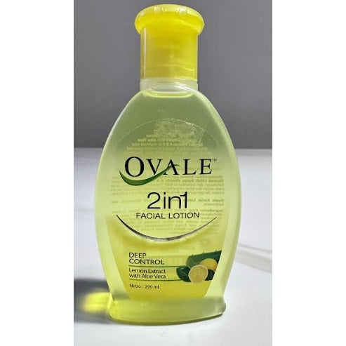 OVALE 2in1 Facial Lotion Lemon Extract With Aloe Vera 200ML (SG)