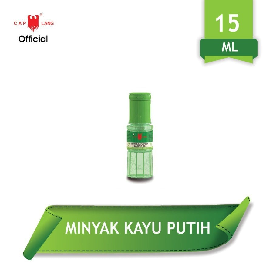 Cap Lang Minyak Kayu Putih 15 mL, 30 mL, 60 mL, 120 mL, 210 mL / Masuk Angin / Pusing / Kembung / Mual / Kayu Putih / Muntah / Pencernaan (SG)