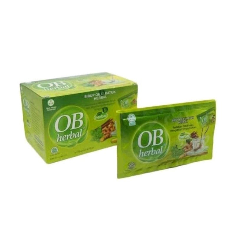 OB Herbal Delto Box 10 sachet X 15ML and OB Herbal JUNIOR batuk 60ML (SG)