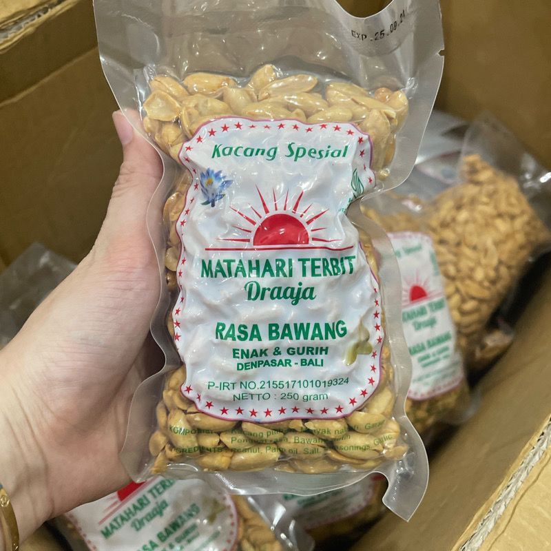 Kacang Bali Cap MATAHARI Khas Bali 1 Pack x 250gram (SG)