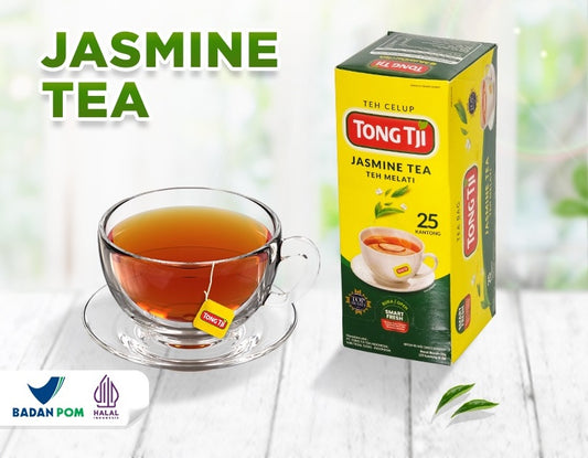 TONG TJI JASMINE TEA CELUP 1 box 25 teabags x 2 gram (SG)