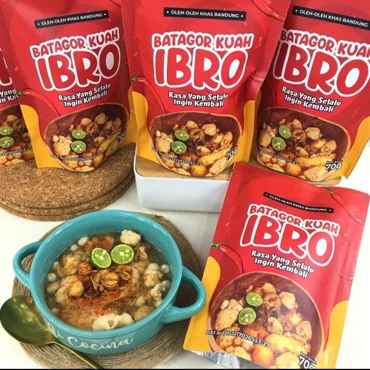 Batagor Kuah Instan Ibro 1 Pack 70gram  (SG)