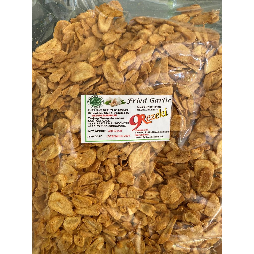 Fried Garlic 80 gram or 400 gram (SG)