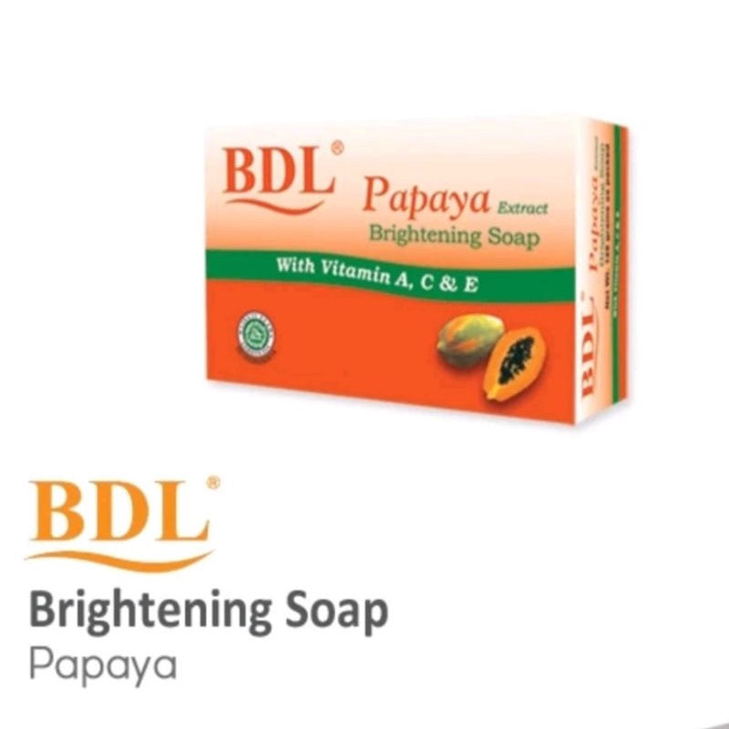 BDL PAPAYA EXTRACT - BRIGHTENING SOAP 1 X 90GR | 128GR (SG)