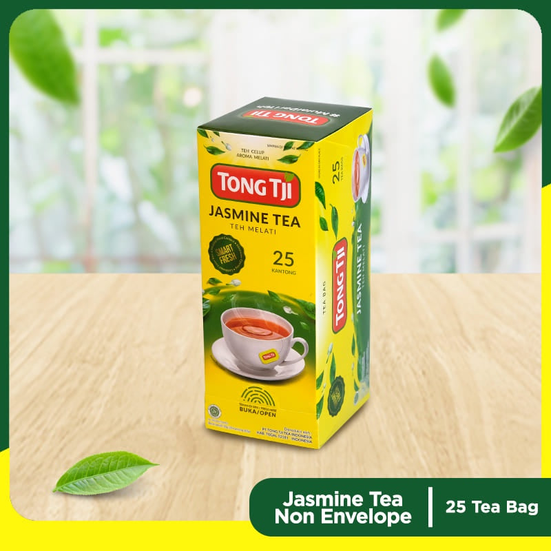TONG TJI JASMINE TEA CELUP 1 box 25 teabags x 2 gram (SG)