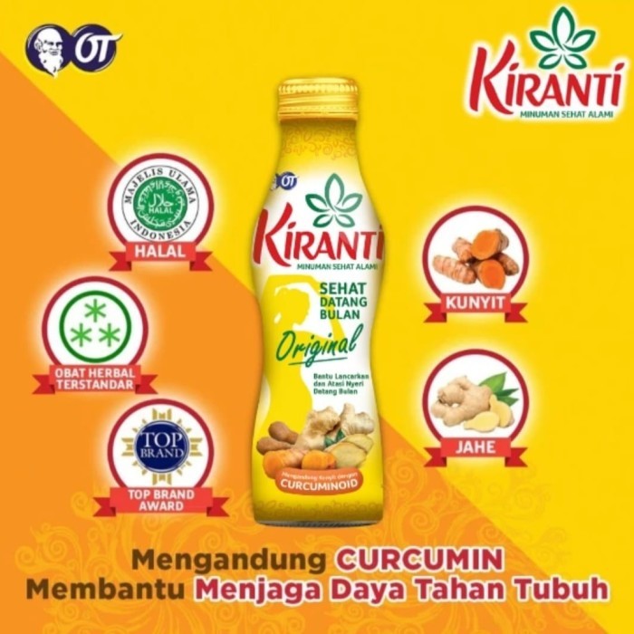 ORANG TUA, KIRANTI, 1 Bottle x 150mL - Healthy Drink to Help Relieve Menstrual Pain (SG)