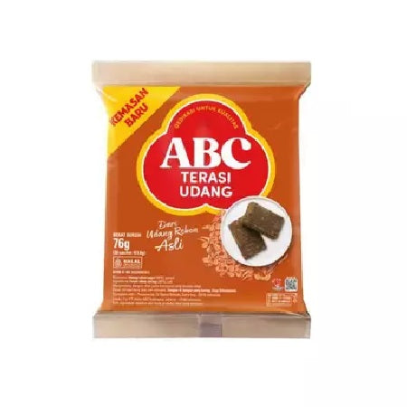 ABC Terasi Udang 1 pack contains 20 sachet x 3.8 gram (SG)
